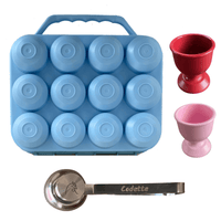 Pack Codette 1 boîte 12 œufs 2 coquetiers et 1 casse œuf