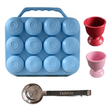 Pack Codette 1 boîte 12 œufs 2 coquetiers et 1 casse œuf