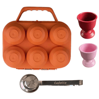 Pack Codette 1 boîte 6 œufs 2 coquetiers et 1 casse œuf